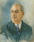 Oscar Pereira da Silva Self-portrait oil painting reproduction